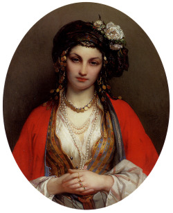 An Oriental Beauty By Jean-François Portaels, After 1877