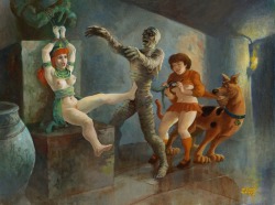 fuckyeahvelmadinkley:  (via Daphne, Velma and the Mummy « Brian