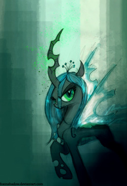 Princesses? Pfff, what about a queen Seriously, guys, Chrysalis