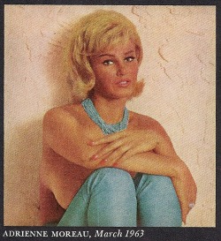 Adrienne Moreau, Playboy, November 1964, Miss March ‘63
