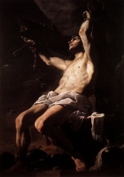 brazenswing:  Mattia Preti: St Sebastian, 1660. 