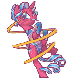 needsmoarg4:  Ribbon Wishes is a cool and graceful gymnast who