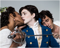 rvancoogler: nowherebloom: Anne Hathaway, Audra McDonald and