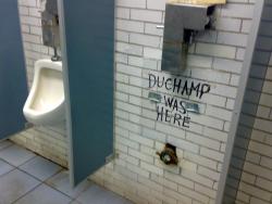 visual-poetry:  “duchamp was here”  (via woostercollective)