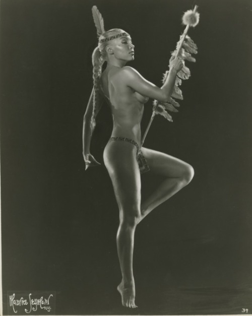 burlyqnell: Lilly “The Cat Girl” Christine As photographed by Maurice Seymour..
