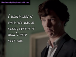 &ldquo;I would care if your life was at stake, even if it didn&rsquo;t help save you.&rdquo;