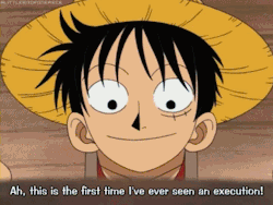 alittlebitofonepiece:  Luffy: Ah, this is the first time I’ve