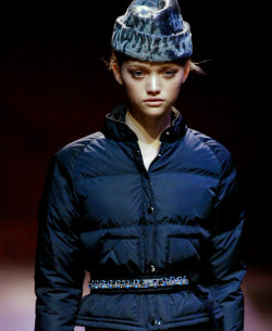 Gemma Ward at Prada Fall 2004