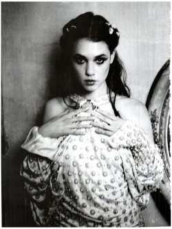 Astrid Berges-Frisbey by Ellen von Unwerth