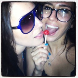 Lolly sharing with @megzany  (Taken with Instagram at Coachella)