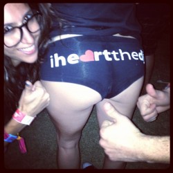 - @megzany&rsquo;s ass loves the dj &amp; we approve! (Taken with Instagram at Coachella)