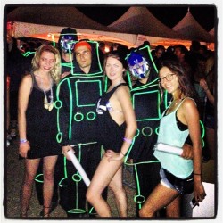 Dance bots! (Taken with Instagram at Coachella)