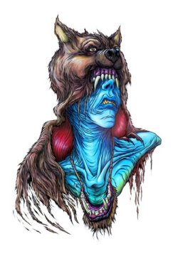 nightmaretheory:  Cynophobia by Alex Pardee is much more beautiful