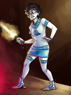 vickorano:  Here’s a sample drawing I did of Jane Crocker that