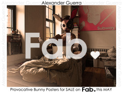 PROVOCATIVE BUNNY POSTERS - FOR SALE, EXCLUSIVELY ON Fab.com