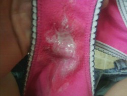 ratedx-superstar submitted: My wife&rsquo;s panties after talking dirty on the phone&hellip; Dirtypants: Let her talk dirty more often ;-)