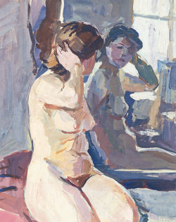 zitterberg:  Alexander Shmidt (1911 - 1987) A naked model in