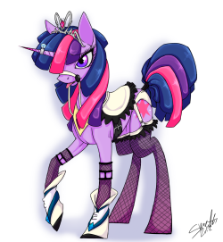 smutti:  Finally Finished my Twilight Sparkle image. Trying out