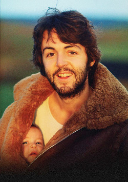 jacknicholson:  Paul McCartney and his daughter Mary 