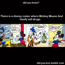 did-you-kno:  It’s called the Mickey Mouse and the Medicine