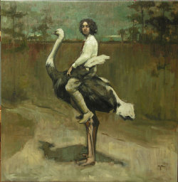 brazenswing:  Paula Rubino: Ostrich Ride, 2010. 