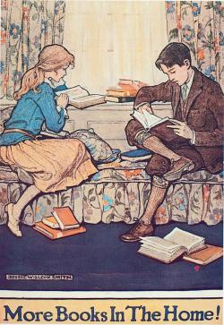 bookmania:  A lovely Book Week poster from 1924, designed by