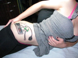 fuckyeahtattoos:  I used to play NES daily with my Grandma.  It