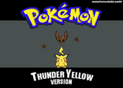 oestranhomundodek:  Pokémon Thunder Yellow - Part 2  Check out