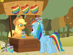 askpun:  The question of Rainbow Dash’s mane is finally solved.