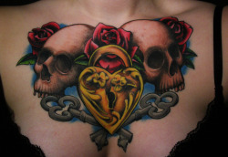fuckyeahtattoos:  My chestpiece made by Stoffe Sagie at Walk