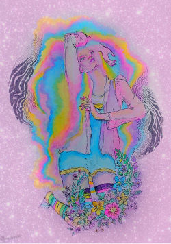 fuckyeahpsychedelics:  By aspartamee 