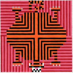 jenbekmanprojects:  Tiger on Pink by Giovanni Garcia-Fenech