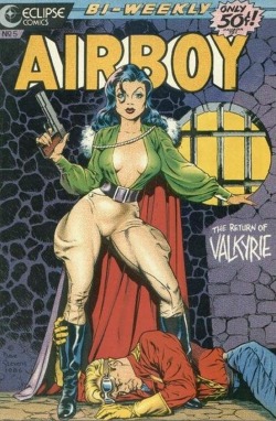 vitazur:  Airboy - The Return of Valkyrie. Cover art by Dave