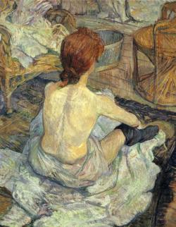   Henri de Toulouse-Lautrec (1864-1901), Rousse (La Toilette)