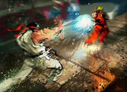 xombiedirge:  Ryu vs Ken by Luis NCT /Store 