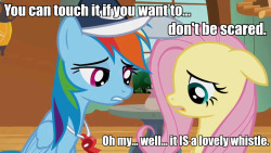 rainbowdash-likesgirls:  Go ahead Fluttershy  Whet my whistle