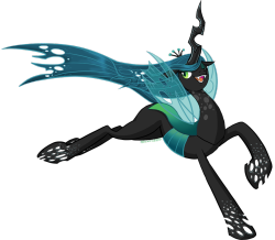 hollow0:  Queen Chrysalis for an art trade with turbosolid on