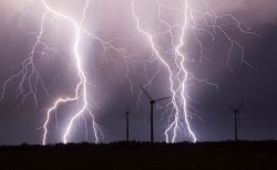 thiscaledonianlife:  Dehlitz, Germany — Multiple lightning