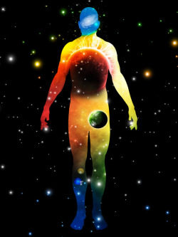 “The Universe Is In Us” by Ismael Sandiego  my galactic body