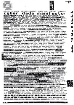 two-pi-r:  ghoulmann:  Cyber Dada Manifesto  cyber fucking dada