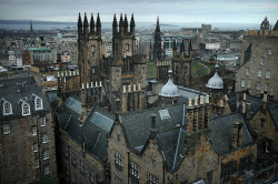 bluepueblo:  Grey Day, Edinburgh, Scotland photo via absolute