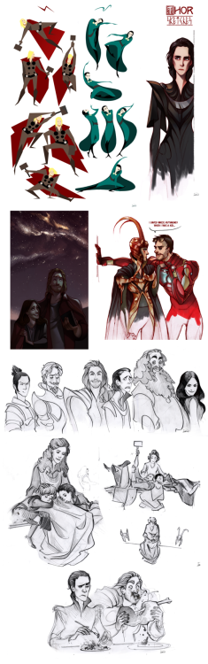 justamus:  Thor sketchdump by *Phobs *giggles at the last one* 