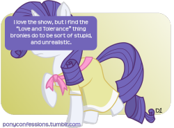 ponyconfessions:  I love the show, but I find the “Love and