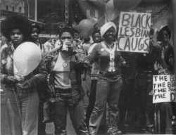 amazonfeminist:  The Black Lesbian Caucus 1972 NY Gay Pride 