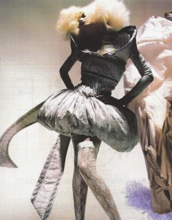 Lily Donaldson by Nick Knight for Vogue UK December 2008