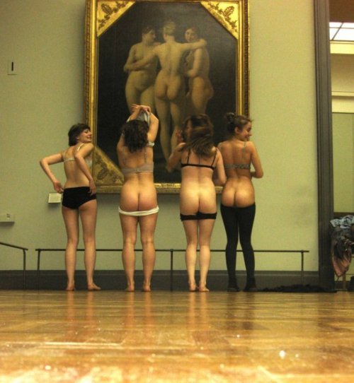 exposed-in-public:  Exposed to art on Multi-Girl Monday! from http://exposed-in-public.tumblr.com/ snowbunnysandbutterflies:  <3  