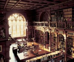 books-forever:  The Bodleian at Oxford, oh to get into that collection.