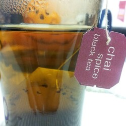 Chai spice black tea (Taken with instagram)