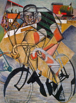 the-paintrist:  Jean Metzinger, At the Cycle-Race Track (Au Vélodrome)