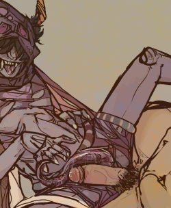 whatnobrono:   ///nsfw.//dick tentacle bulge.// faun-songs answered: gamzee